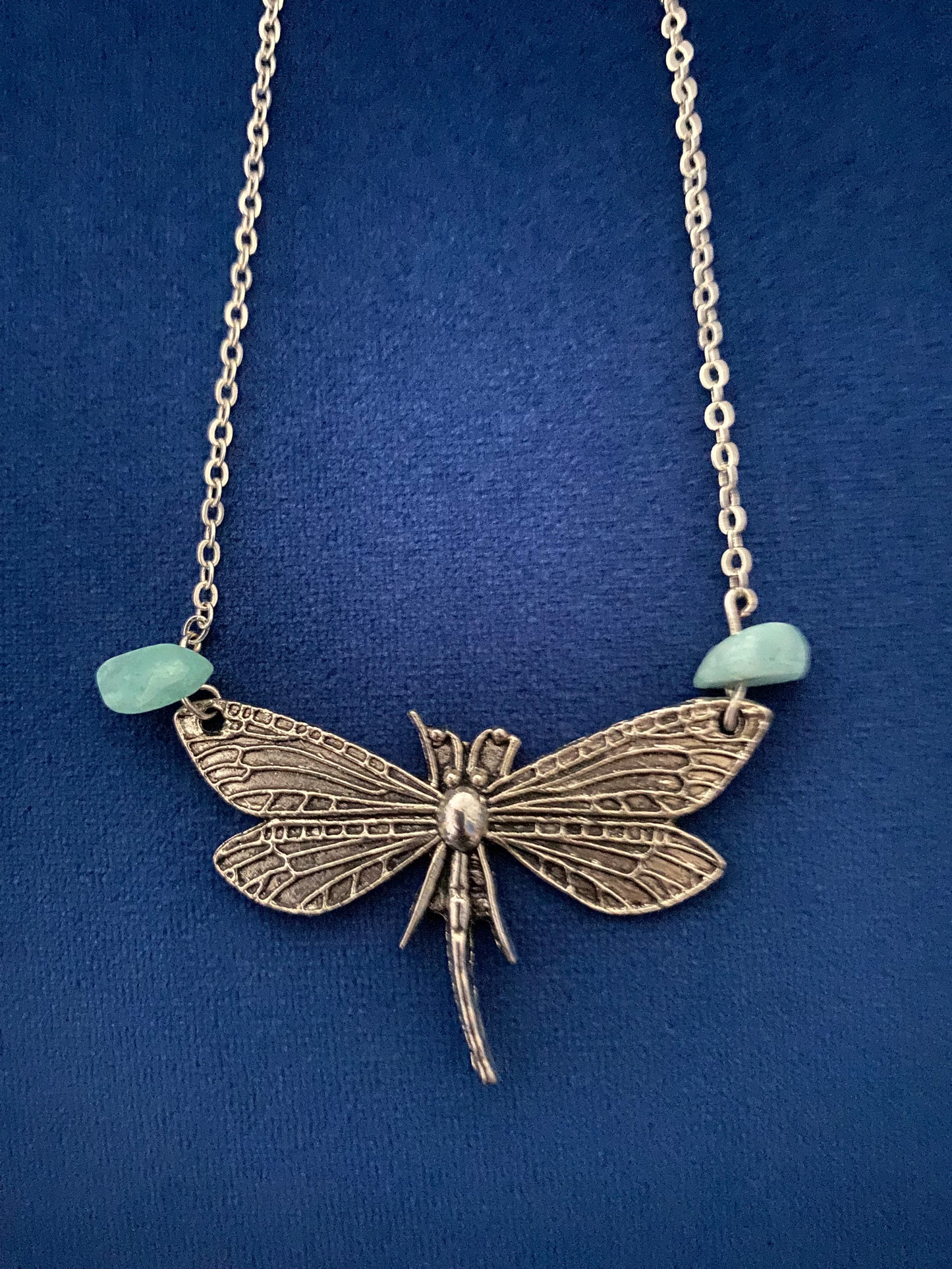 Dragonfly & Crystal Necklace - High Maintenance Jewellery