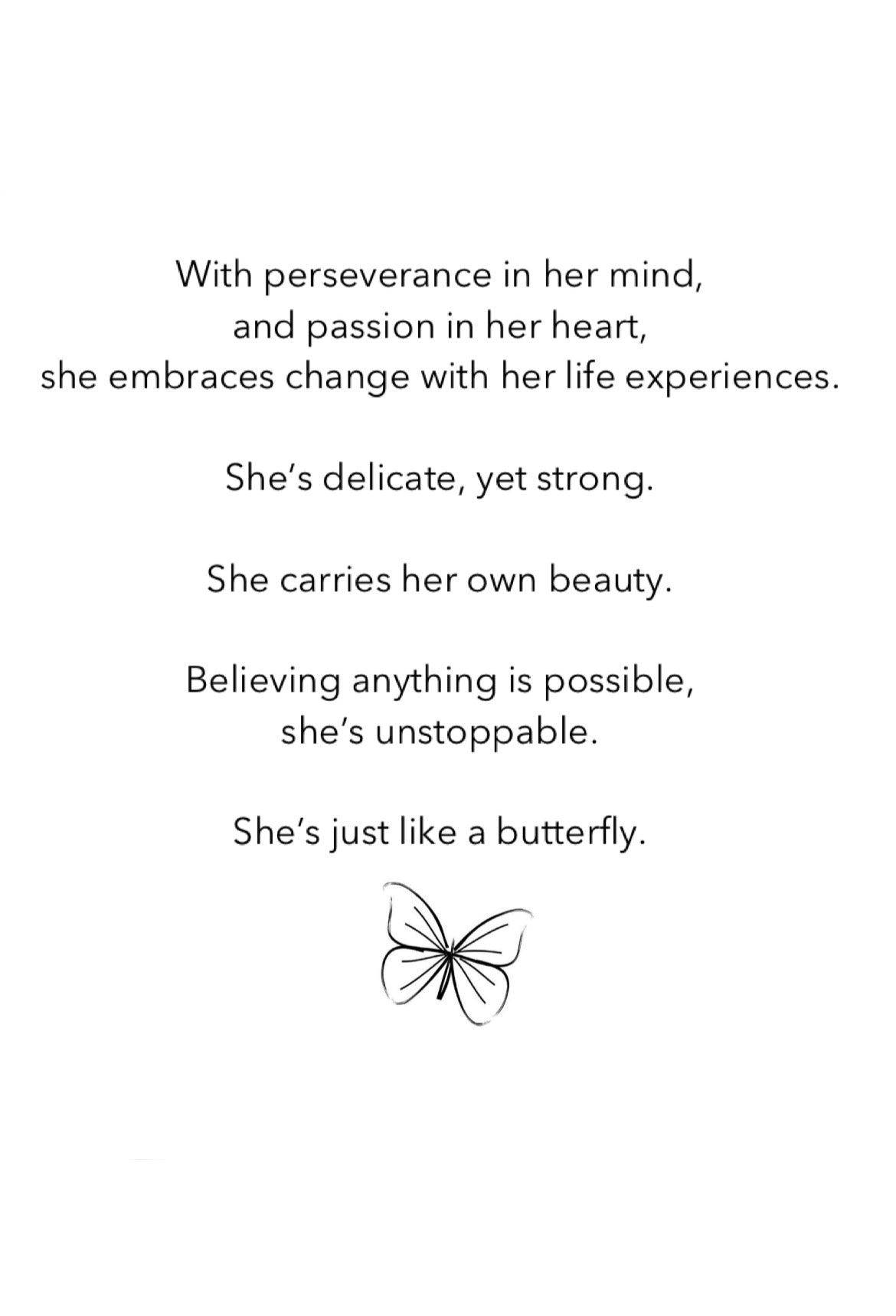 ‘She’s like a Butterfly’ - Sterling Silver Set