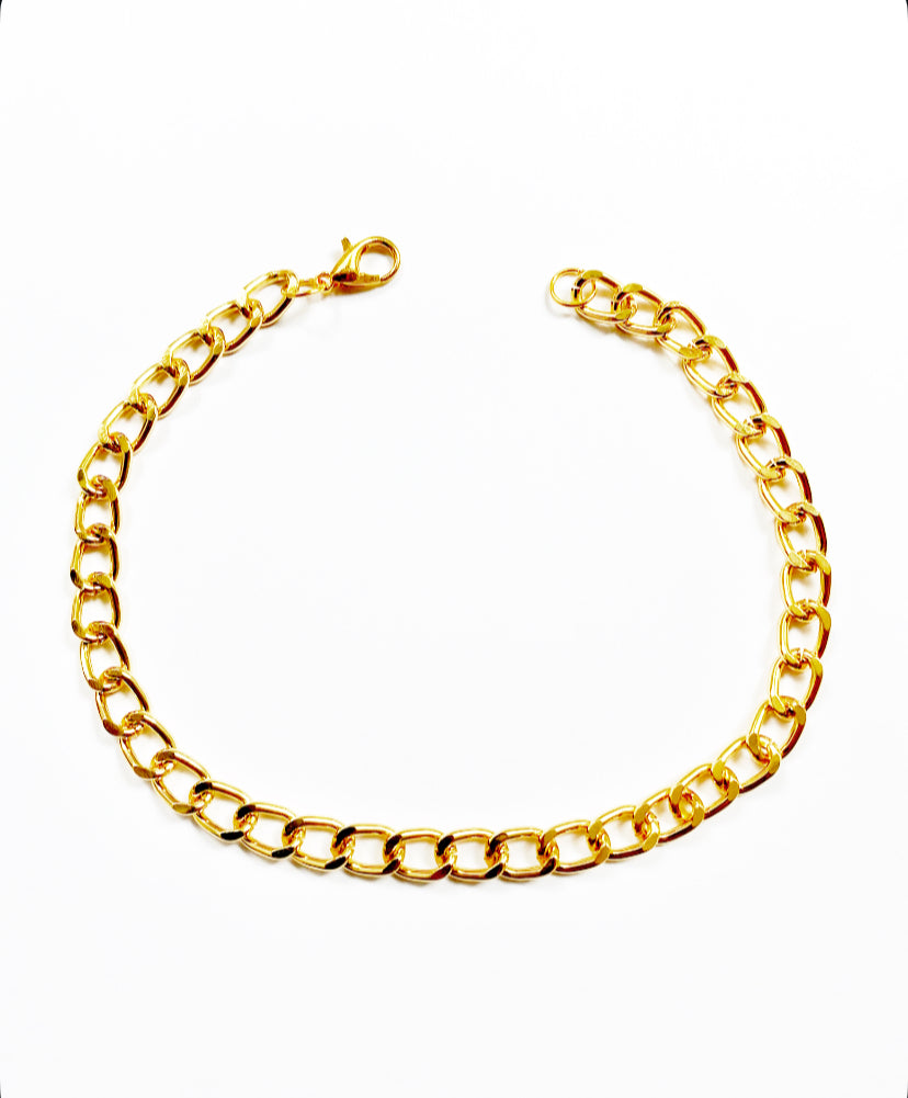 Curb Chain Anklet Bracelet - High Maintenance Jewellery