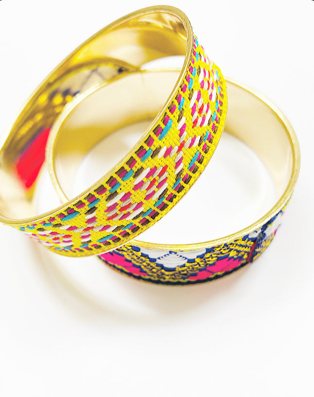 Colour Pop Duo Bangle Bracelet Set - High Maintenance Jewellery
