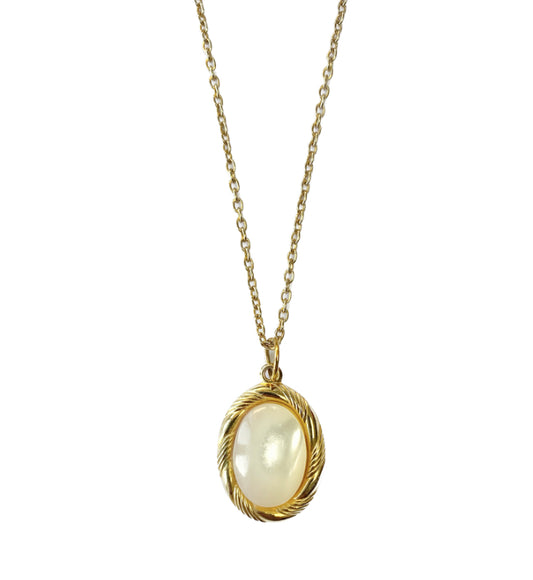 Pearl Vintage Pendant Necklace - High Maintenance Jewellery