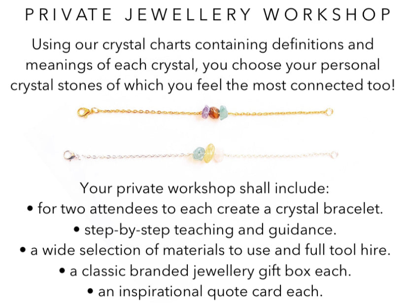 Duo Crystal Bracelet Private Workshop - High Maintenance Jewellery