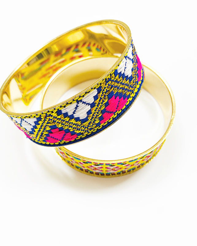 Colour Pop Duo Bangle Bracelet Set - High Maintenance Jewellery
