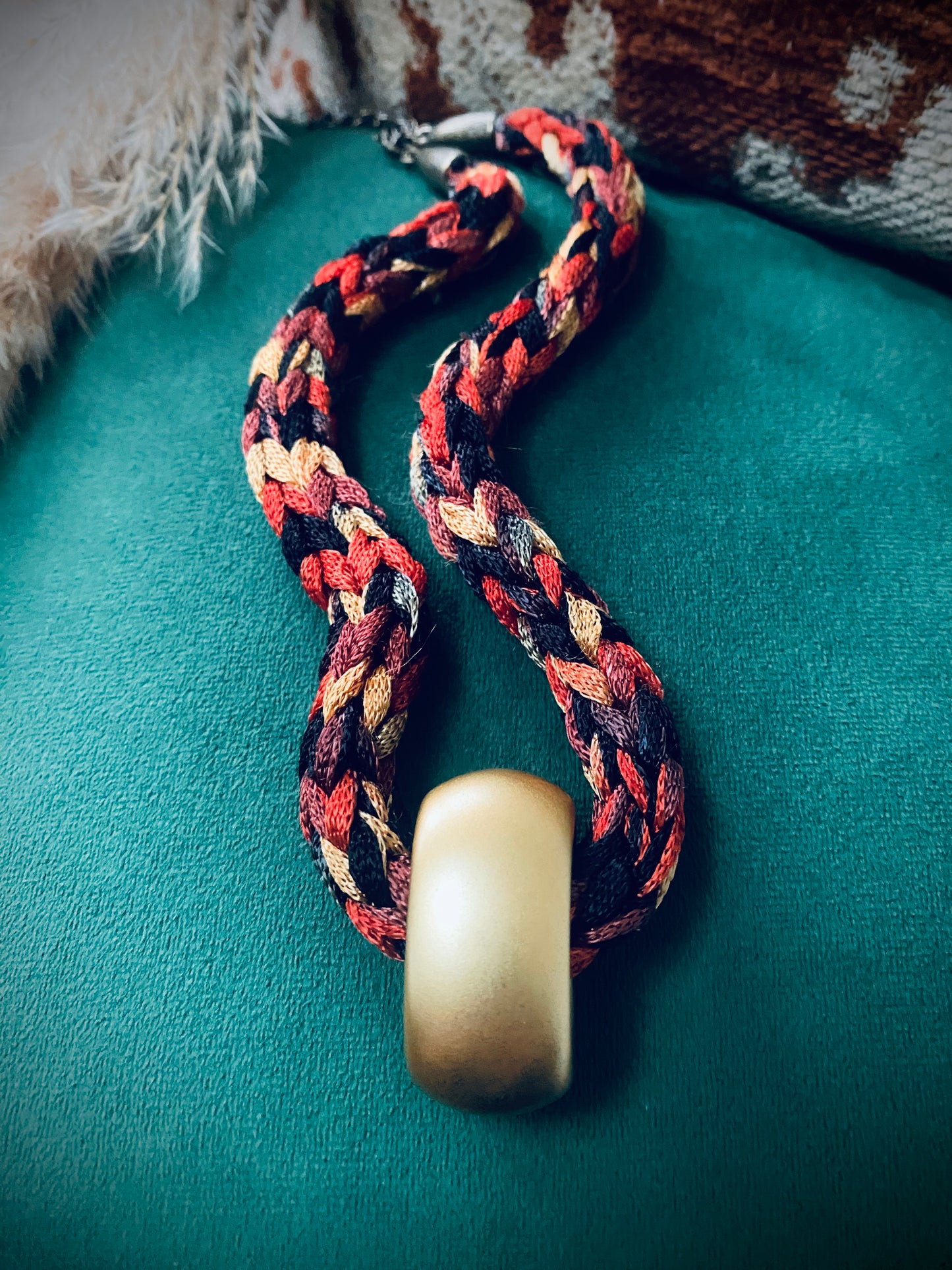 Luxe Gold Stone Necklace