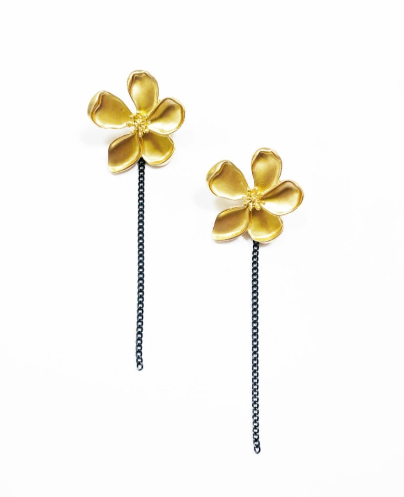Mutli-Wear Bloom Flower Drop Earrings - High Maintenance Jewellery