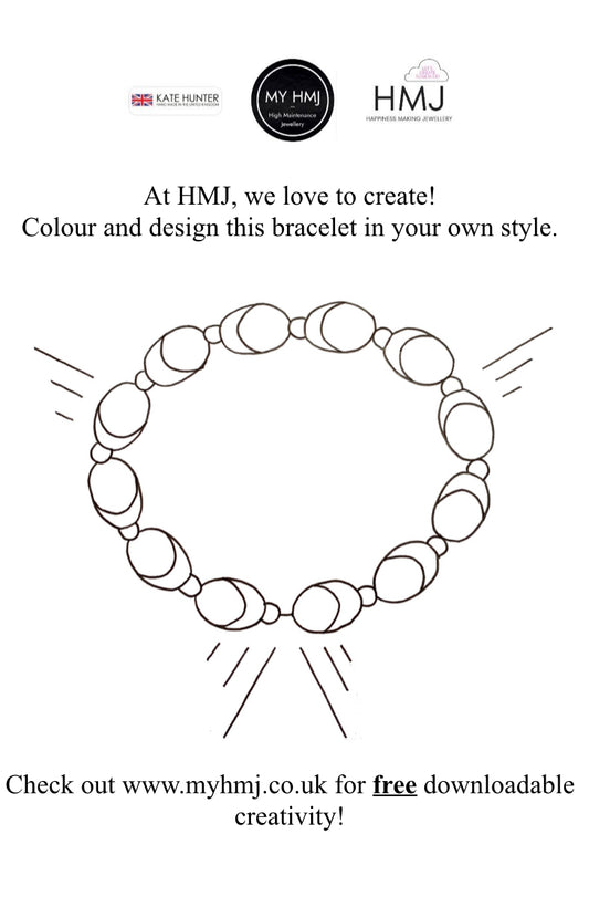 Free Printable Bracelet Design - High Maintenance Jewellery