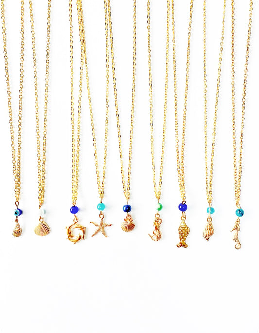 Ocean Charm Necklace - High Maintenance Jewellery