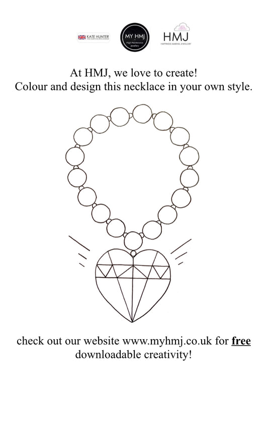 Free Printable Necklace Design - High Maintenance Jewellery