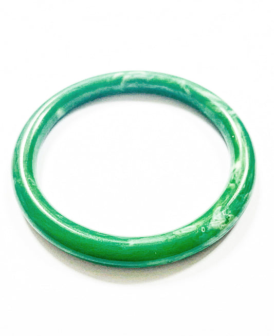 Green Resin Bangle Bracelet - High Maintenance Jewellery