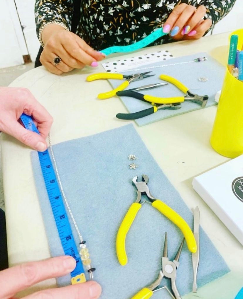 Sterling Silver Drop Earrings Workshop - High Maintenance Jewellery