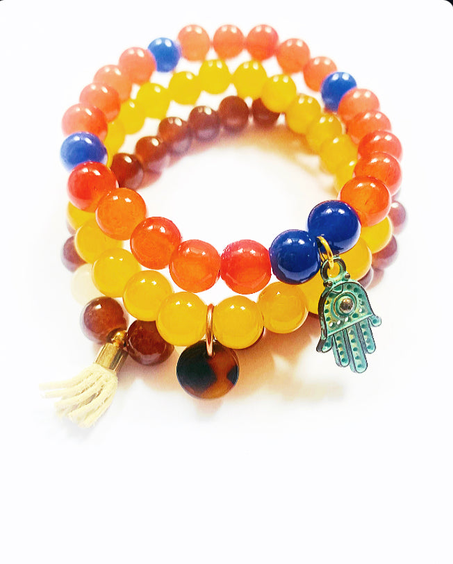 Bohemian Trio Stacking Bracelets - High Maintenance Jewellery