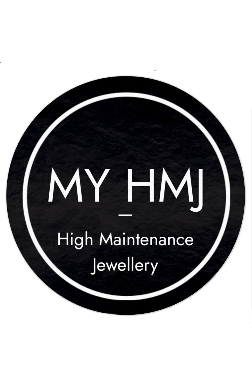 Monochrome Print Satin Style Scrunchie - High Maintenance Jewellery