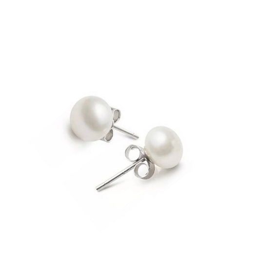 Pearl Stud Earrings - High Maintenance Jewellery