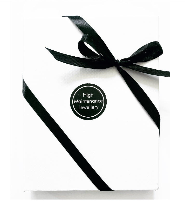 Large Tortoiseshell Print Half Hoop Earrings - High Maintenance Jewellery