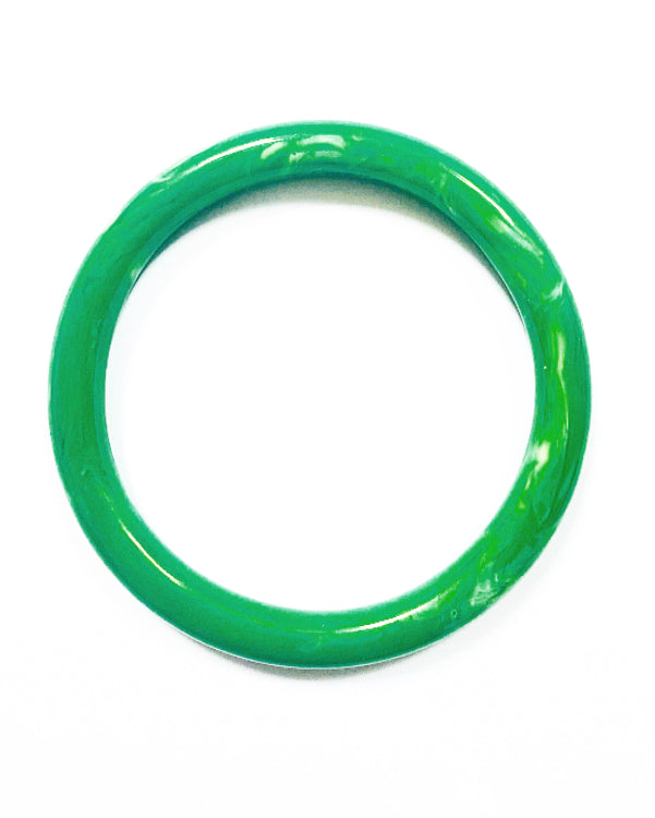 Green Resin Bangle Bracelet - High Maintenance Jewellery