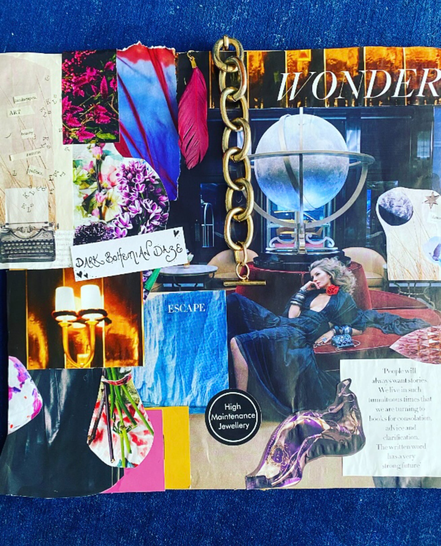 Palm Reading Rules & Rose Quartz Crystal Necklace - High Maintenance Jewellery