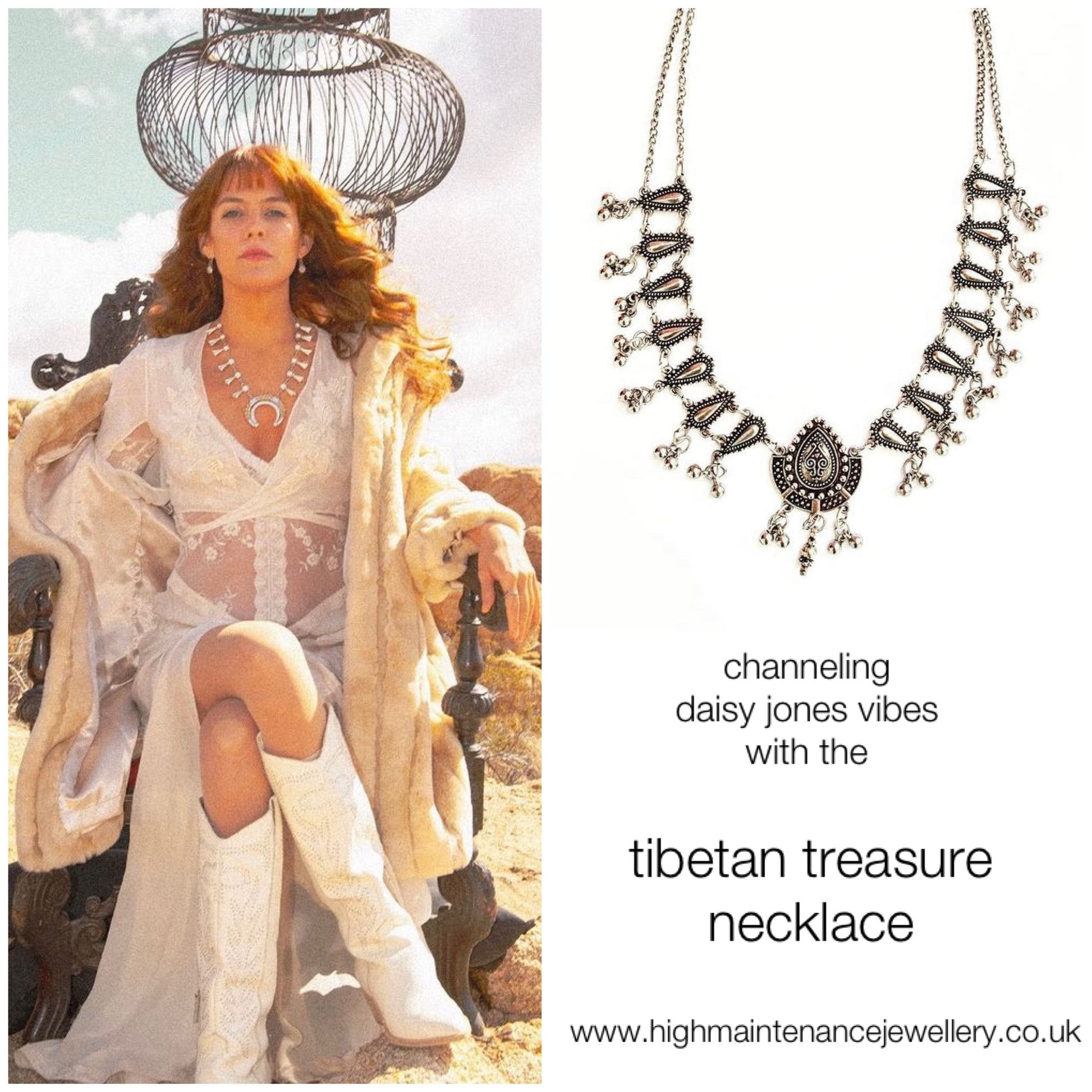 Tibetan Treasure Necklace - High Maintenance Jewellery
