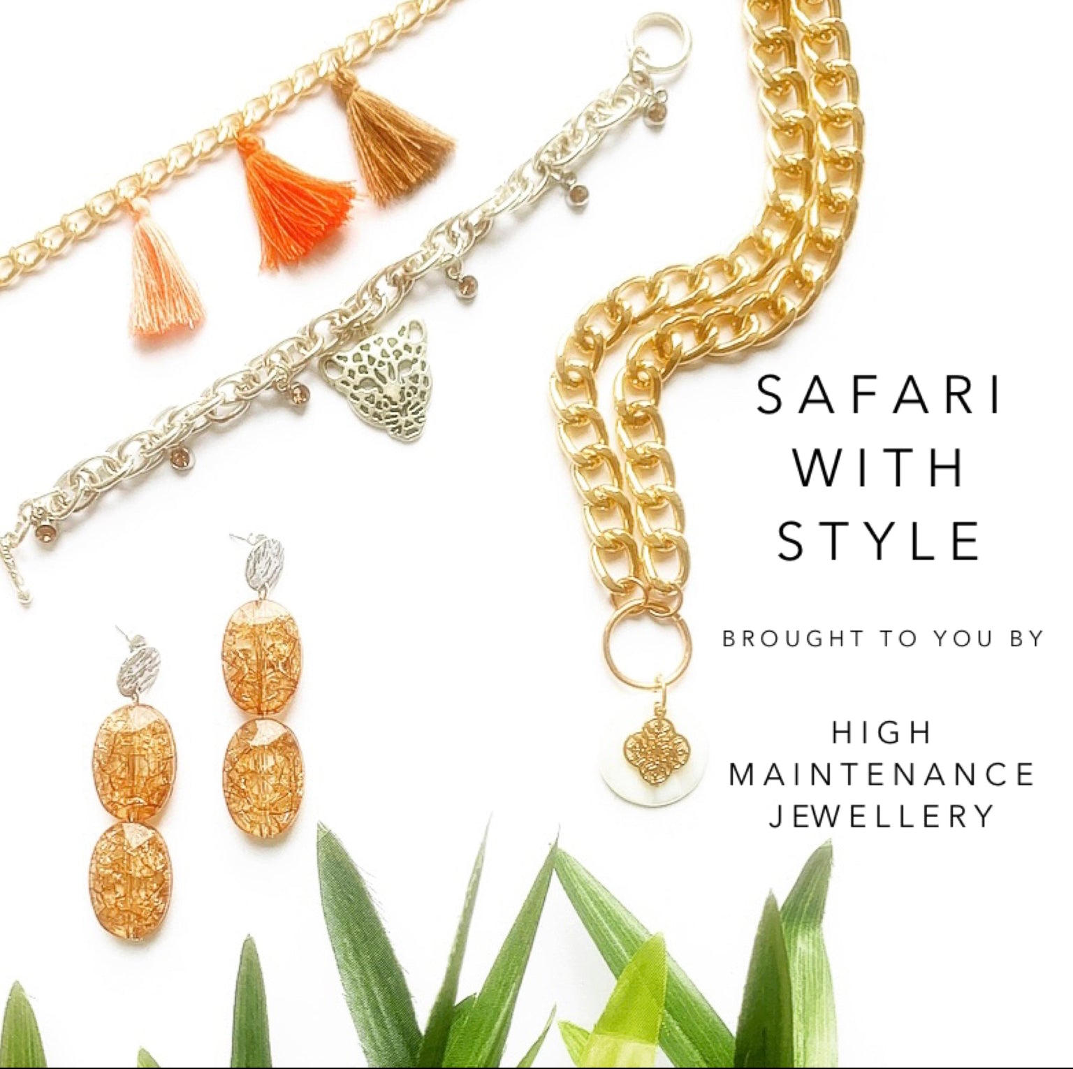 Tibetan Silver Wilderness Glasses Chain - High Maintenance Jewellery