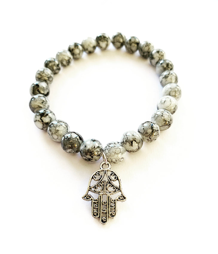 Marble Trio Stacking Bracelets - High Maintenance Jewellery