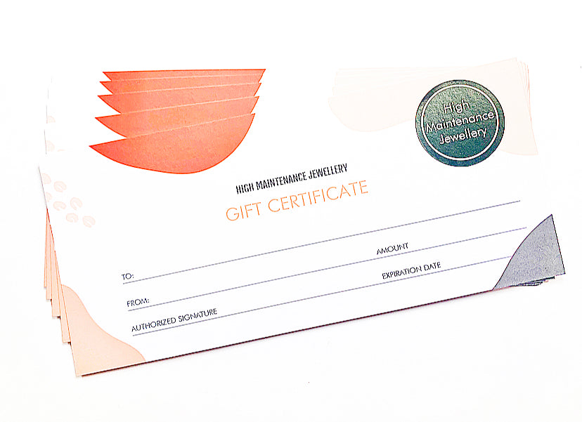 £50 HMJ Gift Card Voucher - highmaintenancejewellery