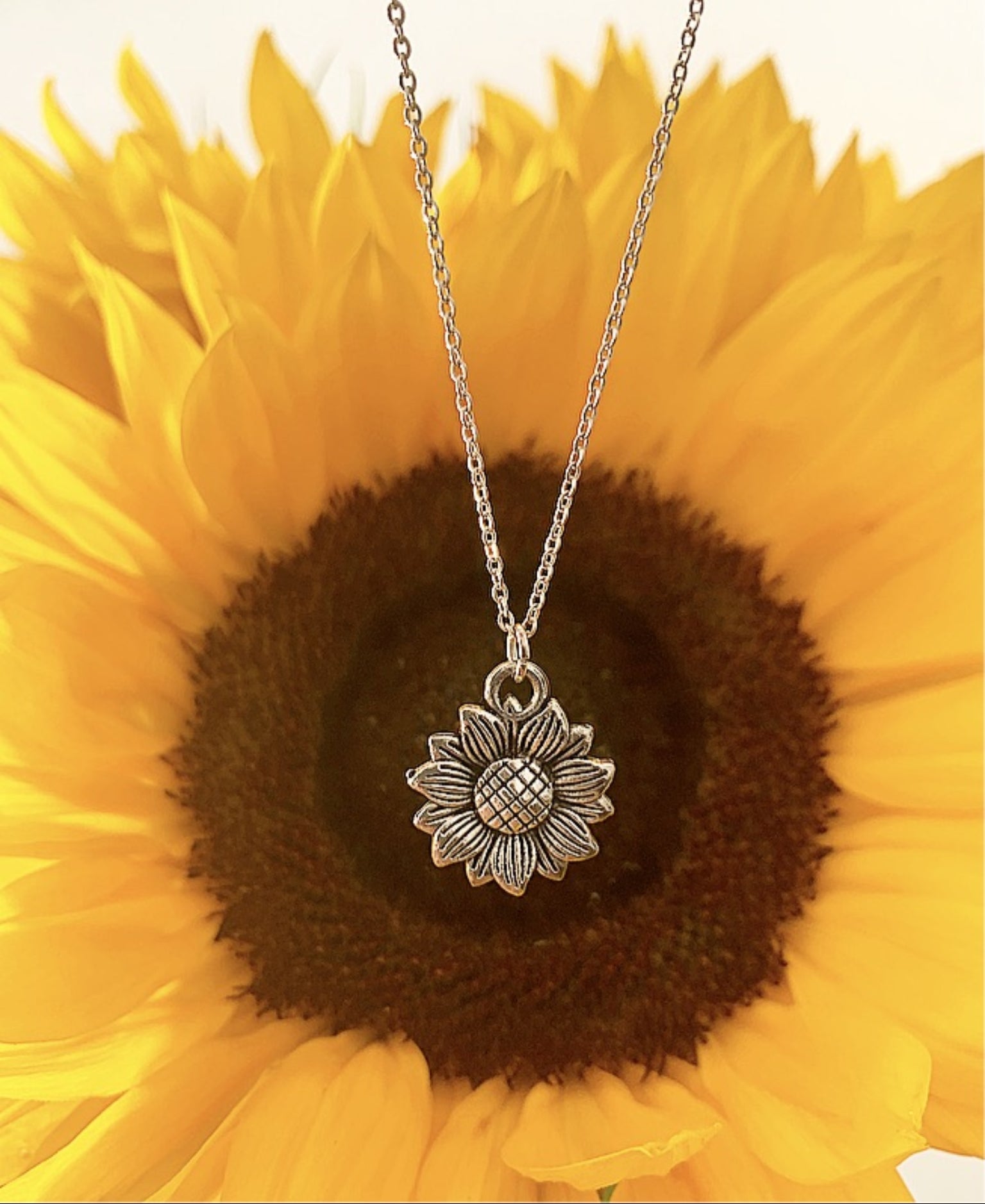 Sunflower Sterling Silver Earrings - High Maintenance Jewellery
