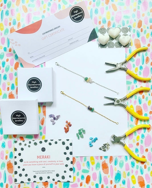 Duo Crystal Bracelet Workshop - High Maintenance Jewellery