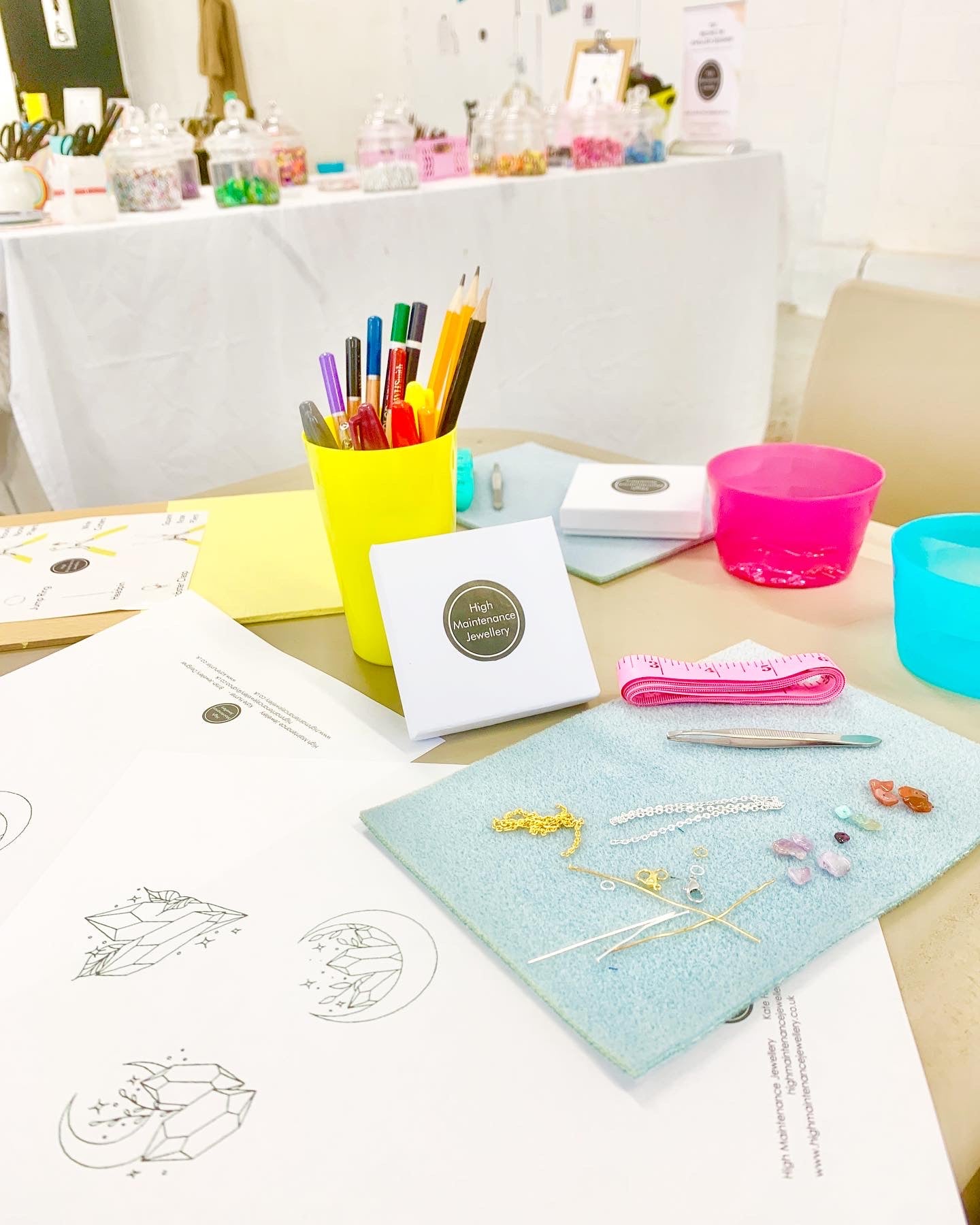 Duo Crystal Bracelet Workshop - High Maintenance Jewellery