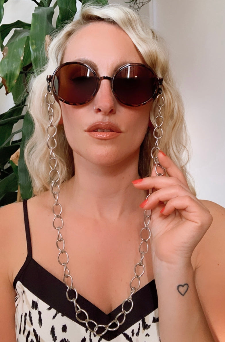 Tibetan Silver Wilderness Glasses Chain - High Maintenance Jewellery