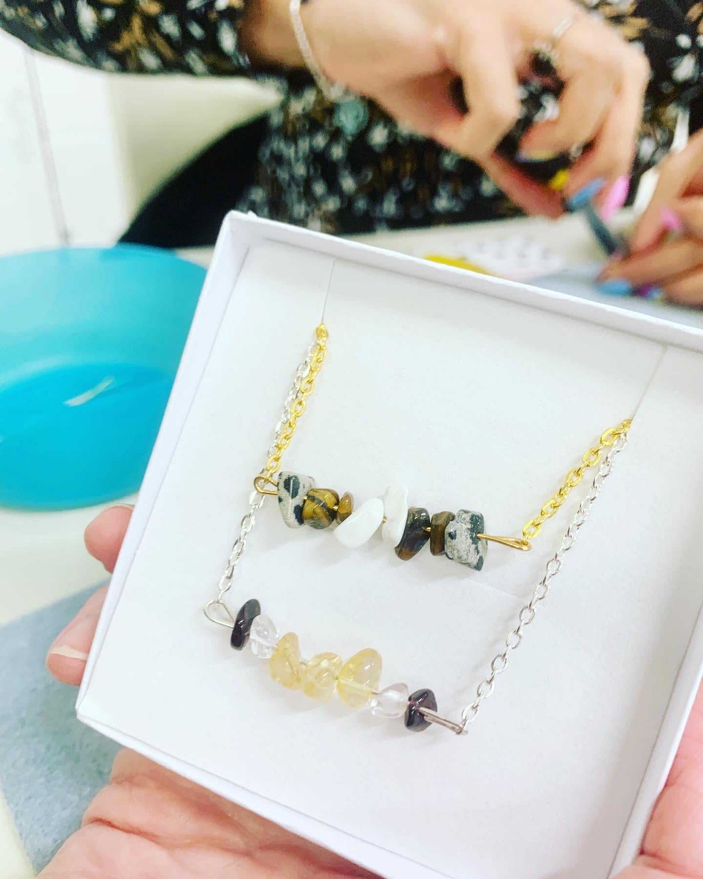 Duo Crystal Bracelet Workshop - High Maintenance Jewellery
