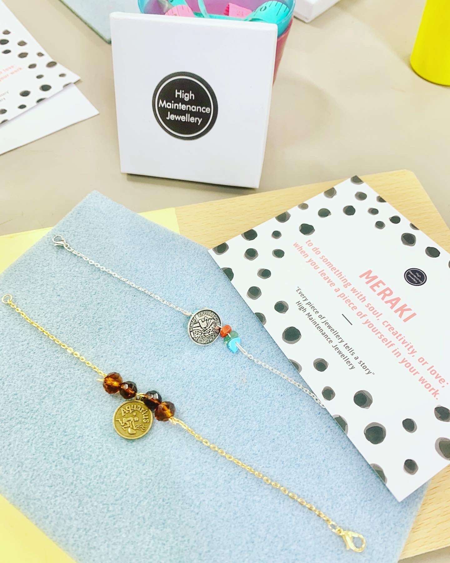 Duo Crystal Bracelet Workshop - High Maintenance Jewellery