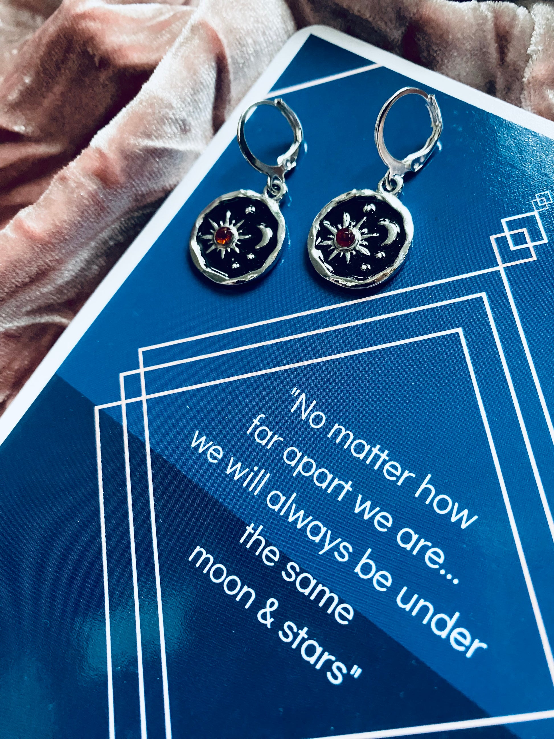 Moon & Star Huggie Hoop Earrings - High Maintenance Jewellery