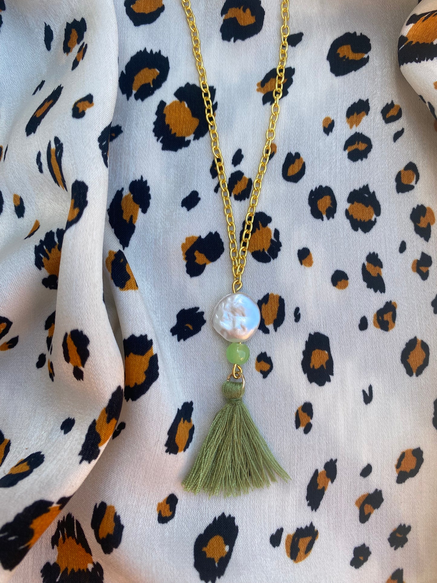 Cape Verde Tassel Pendant Necklace - High Maintenance Jewellery