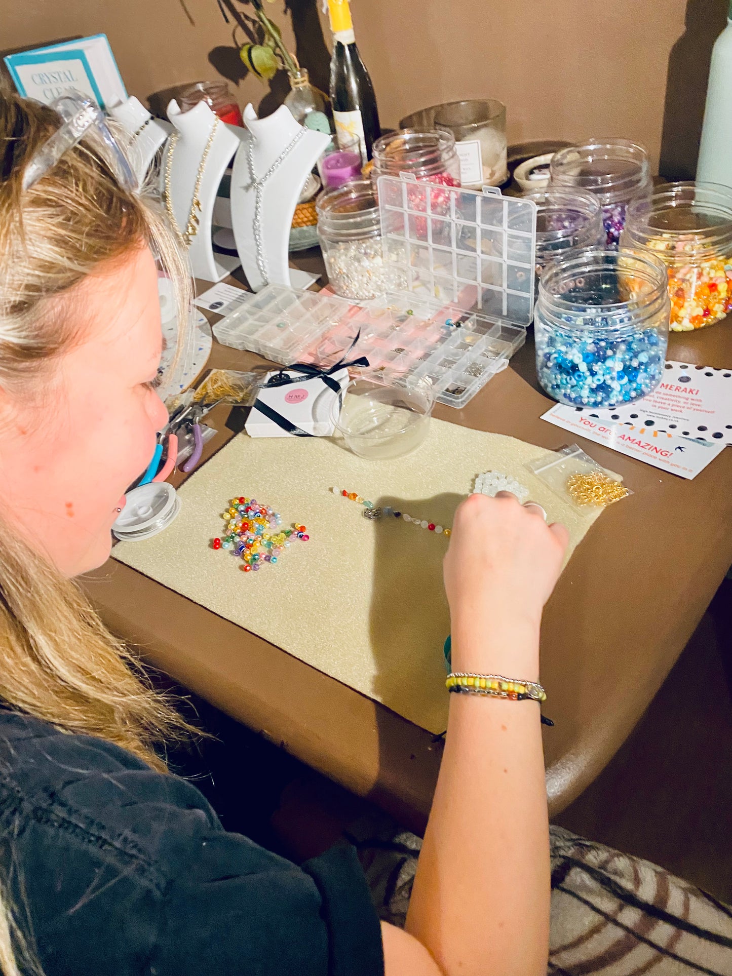 Duo Crystal Bracelet Private Workshop - High Maintenance Jewellery