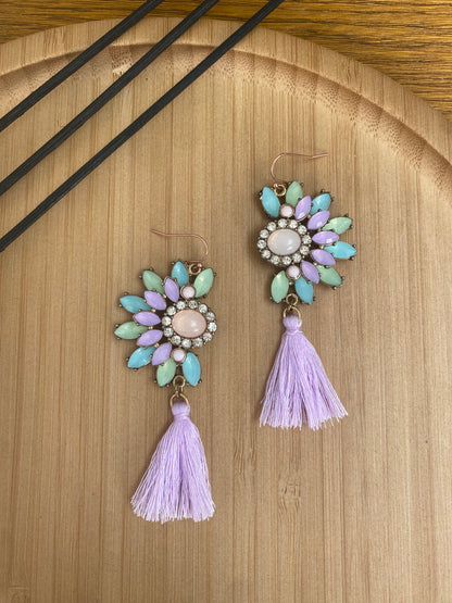 Lavender Luxe Tassel Earrings - High Maintenance Jewellery