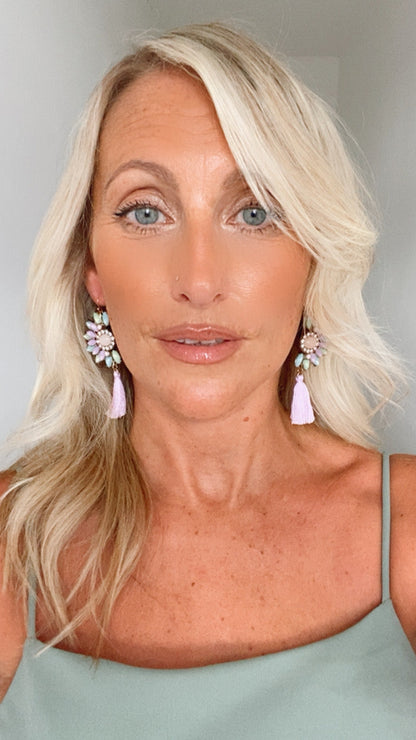 Lavender Luxe Tassel Earrings - High Maintenance Jewellery