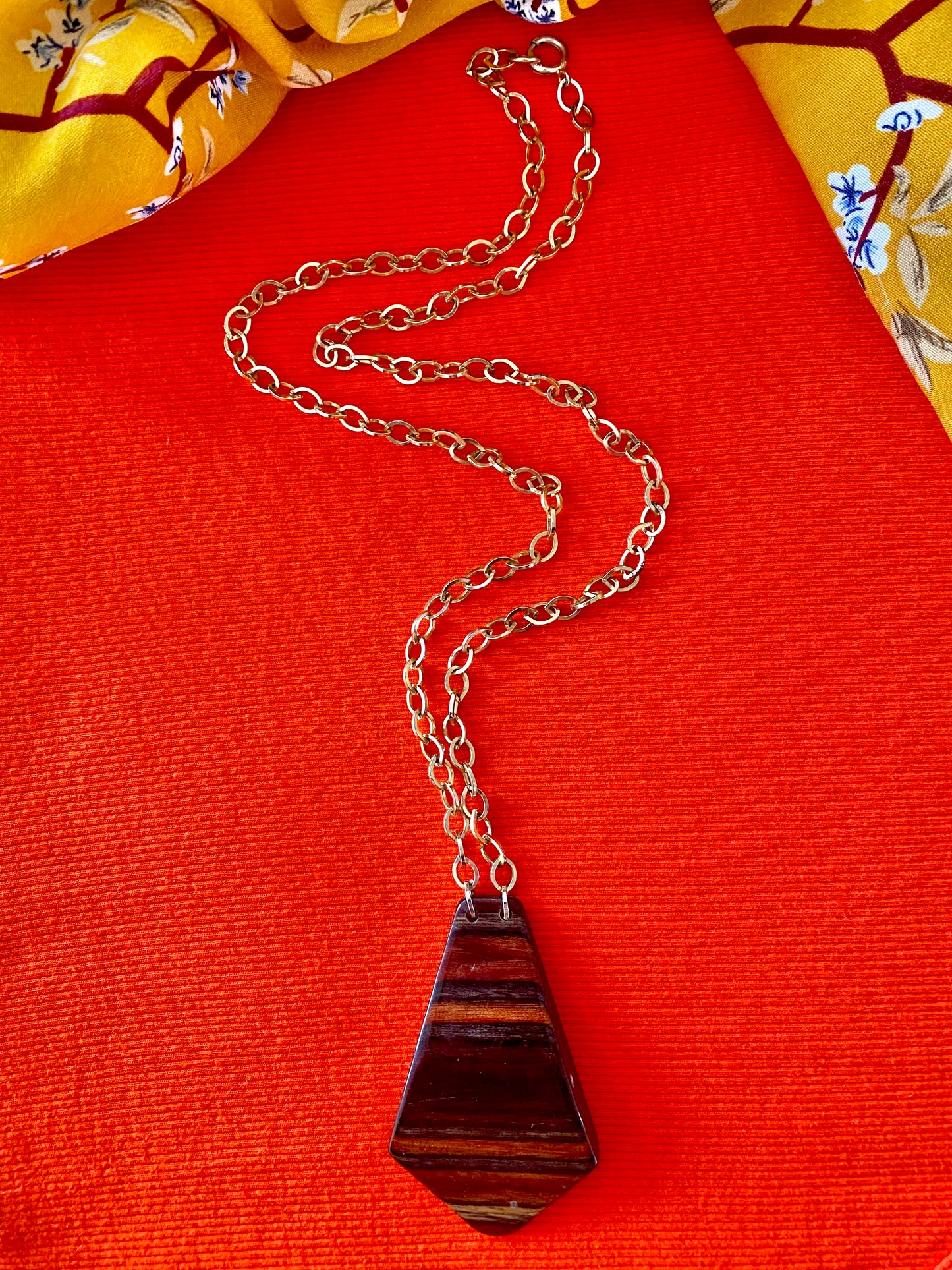 Aztec Pendant Necklace