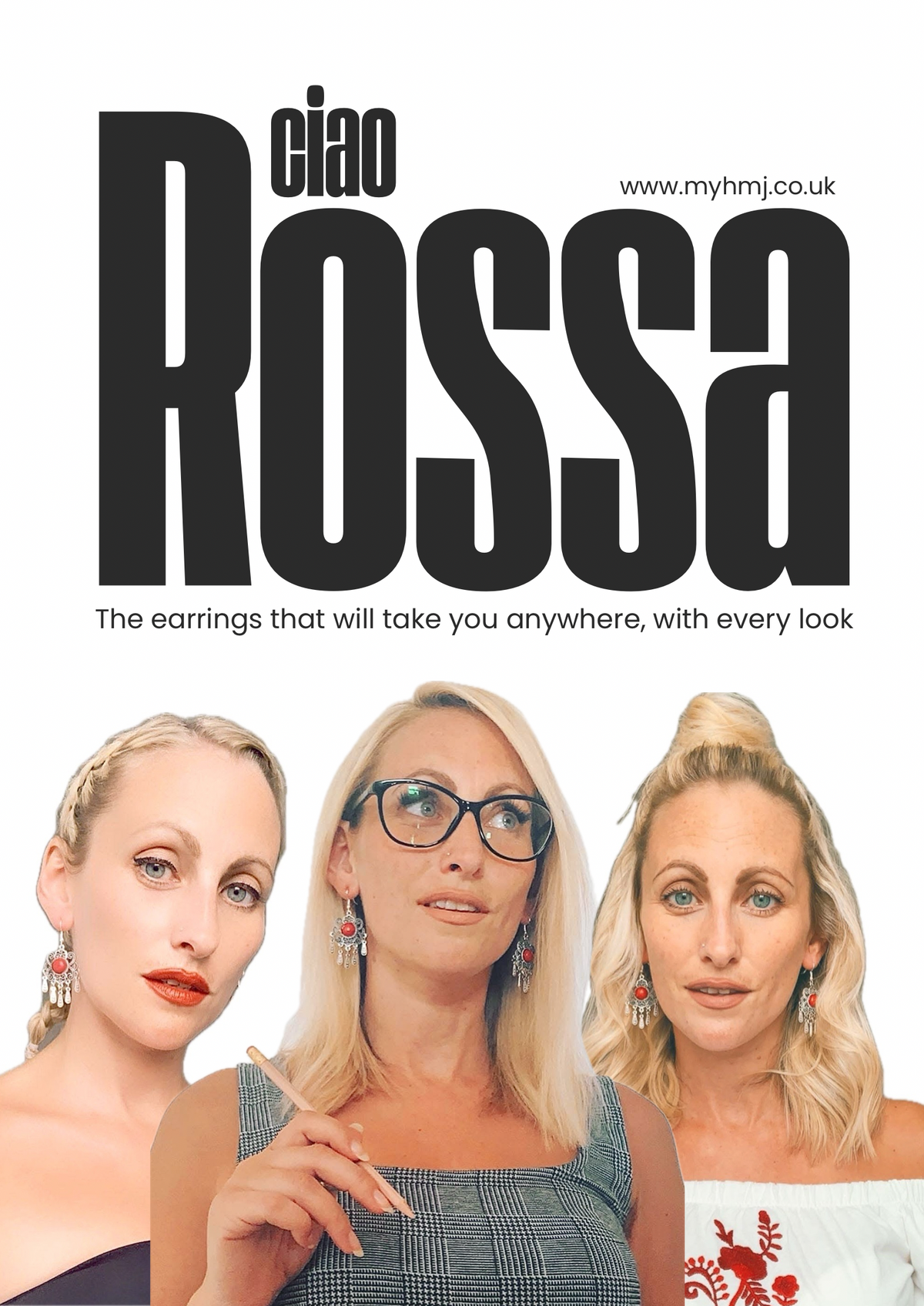 Ciao Rossa Drop Earrings - High Maintenance Jewellery