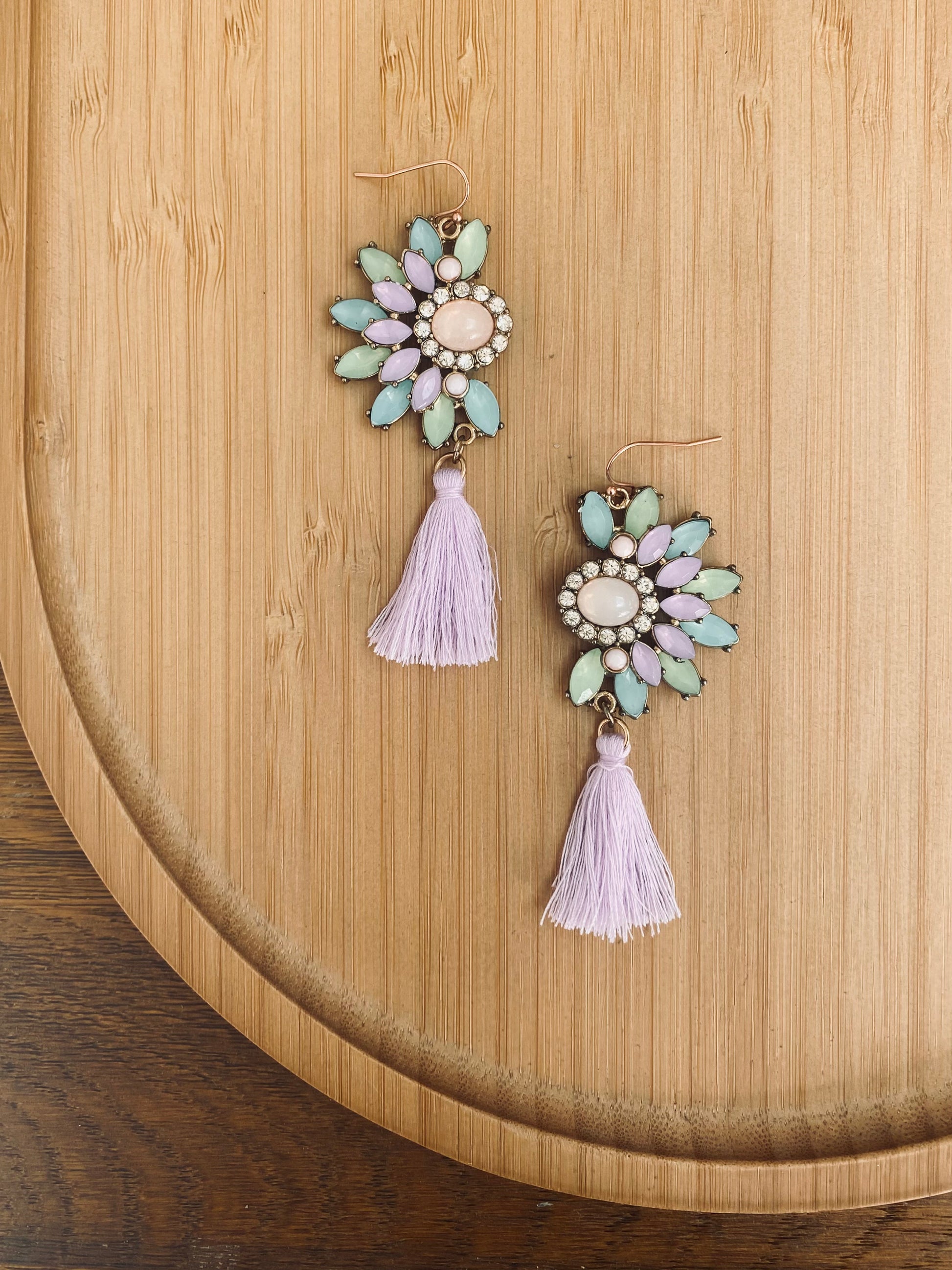 Lavender Luxe Tassel Earrings - High Maintenance Jewellery