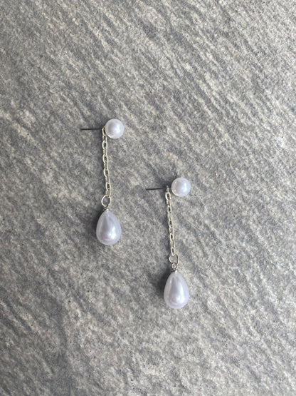The Pearl Duo Earrings