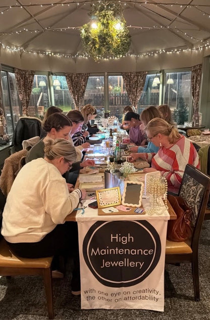 HMJ Creative Night - Charm Necklace Workshop - High Maintenance Jewellery