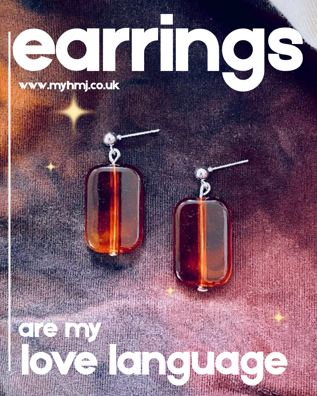 Amber Glow Drop Earrings - High Maintenance Jewellery