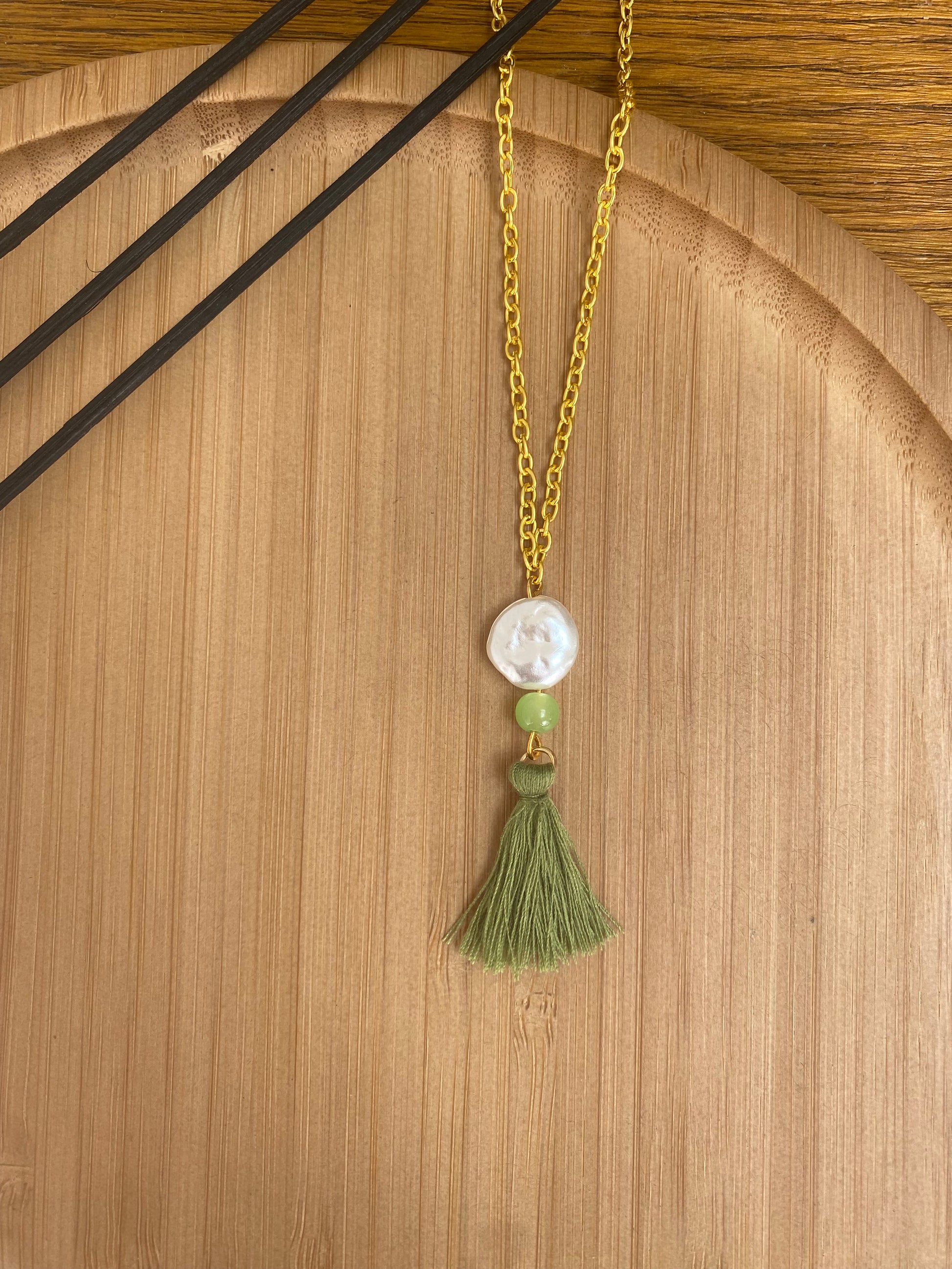 Cape Verde Tassel Pendant Necklace - High Maintenance Jewellery