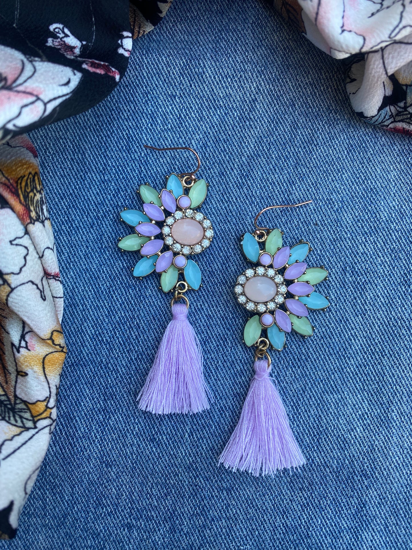 Lavender Luxe Tassel Earrings - High Maintenance Jewellery