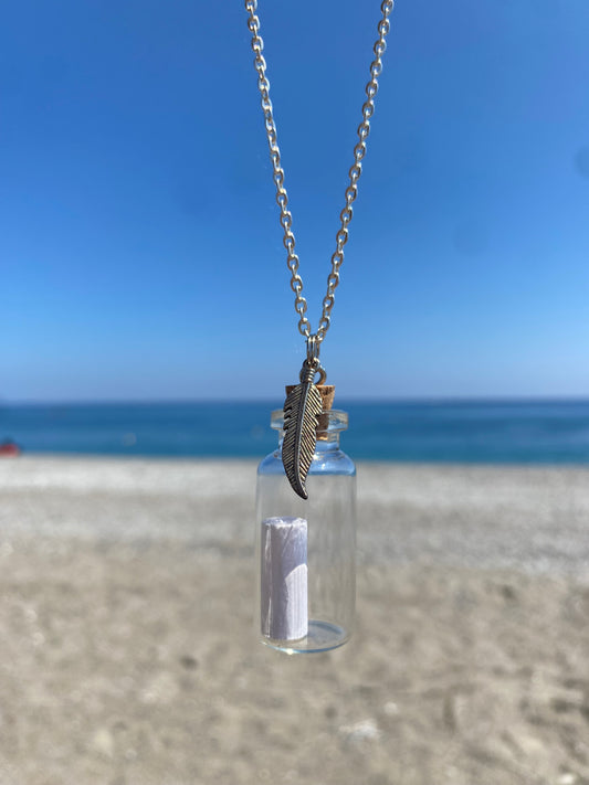Message in a Bottle Necklace