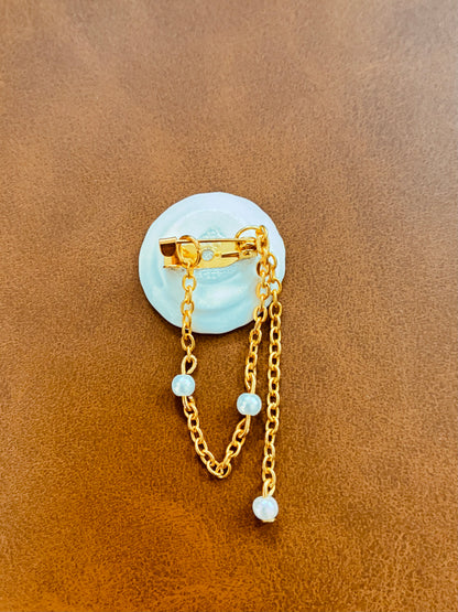The China Plate Brooch