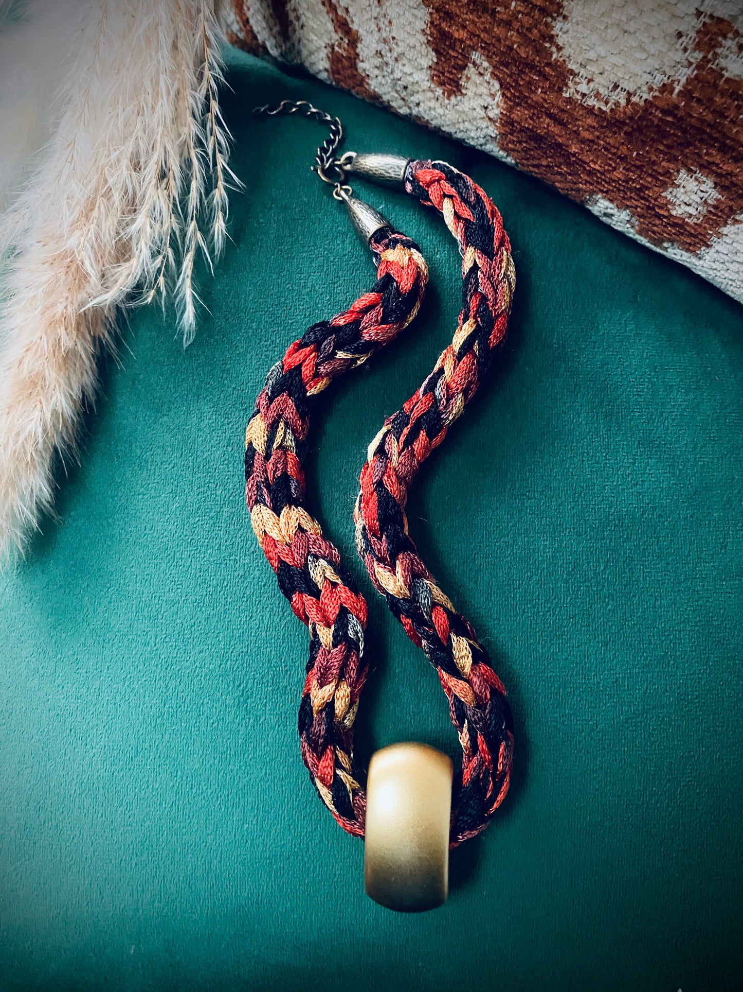 Luxe Gold Stone Necklace