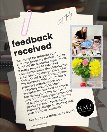 An Insight into a Jewellery Designer Programme