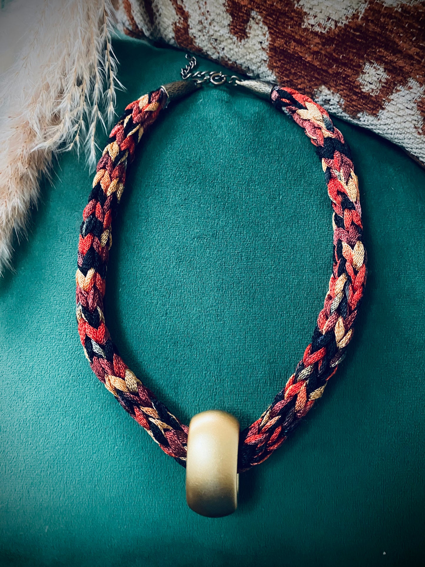 Luxe Gold Stone Necklace