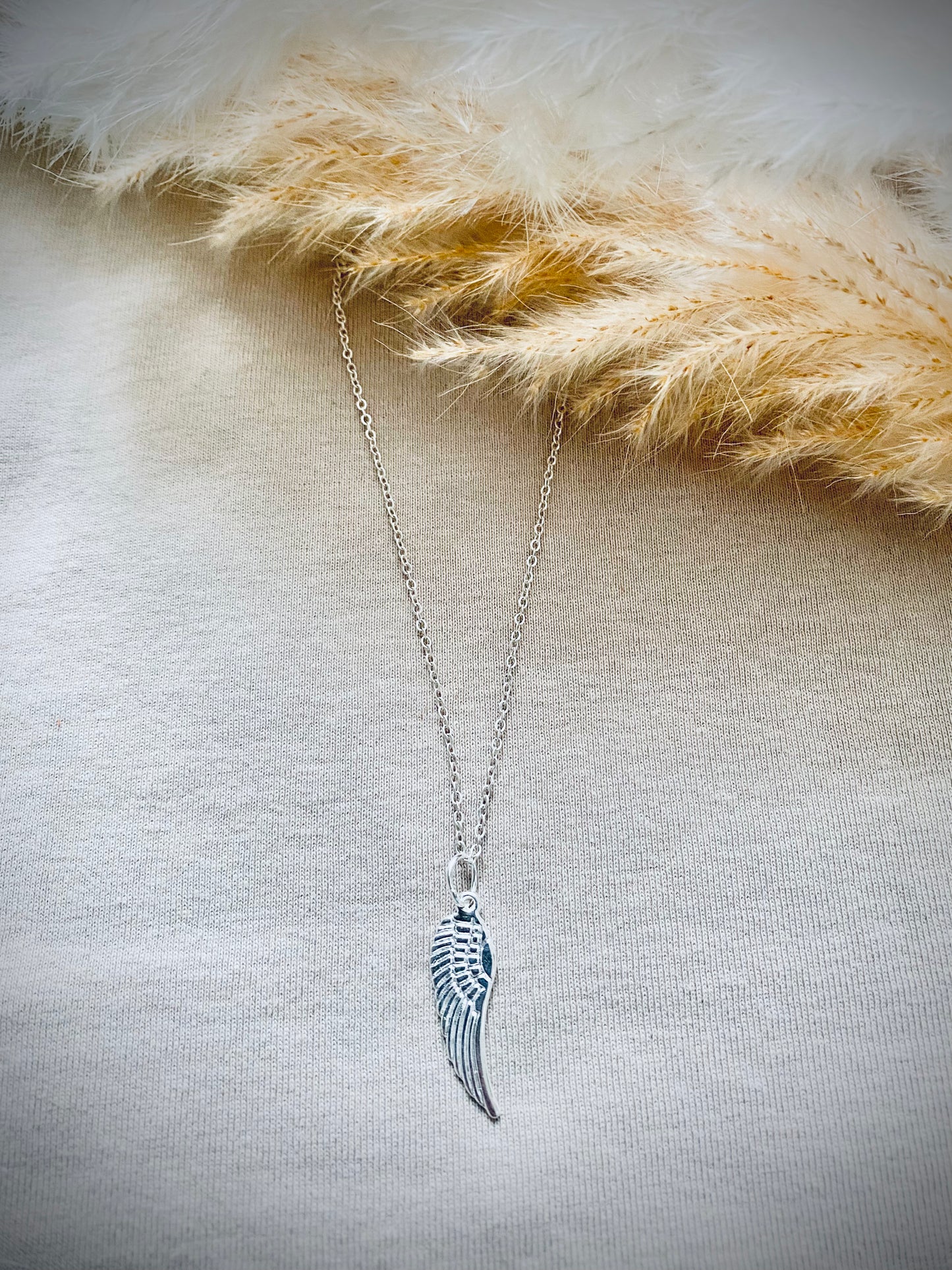 Angel Wing Charm Necklace