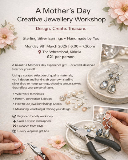Create your own Earrings Mothers Day Workshop